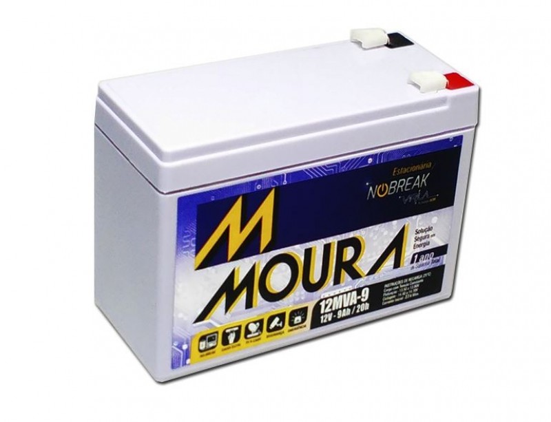 Bateria Moura Nobreak VRLA 12MVA9