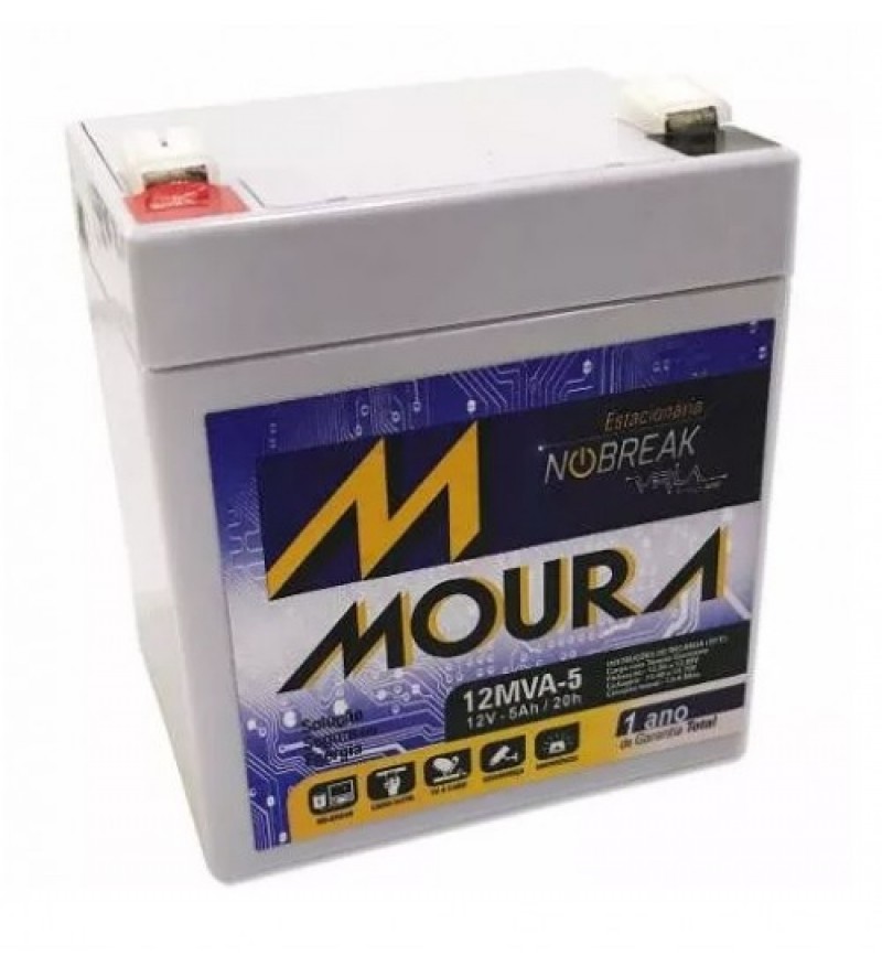 Bateria Moura Nobreak VRLA 12MVA5